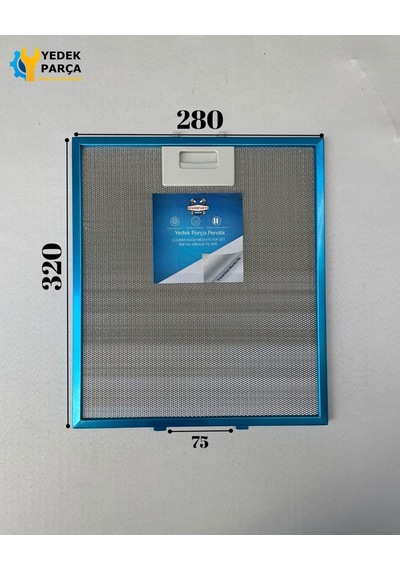 Neff: D8181n0 280x320 Mm Aspiratör & Davlumbaz Tel Yağ Filtresi Model: 00363095 - 40472618 28x32 Cm