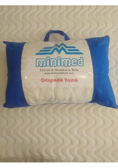 Yastık 90465 Ortopedik Visco Sünger Ve Silikon Yumuşak Model 1 Ad El Yapımı Beyaz