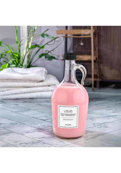 Selka Home Sıvı Deterjan Galon Şişe 1500 Ml Şeffaf