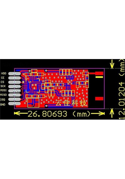 Smd Nrf24l01+pa+lna