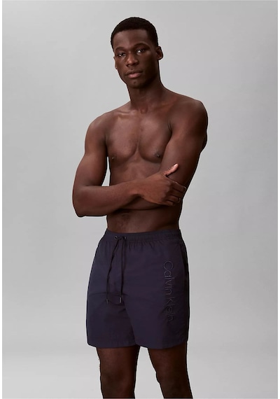 Calvin Klein Erkek Beli Lastikli Ve İp Bağlamalı Logo Detaylı Normal Kesim Lacivert Deniz Şortu-15869 Calvin Klein Erkek Beli Lastikli Ve İp Bağlamalı Logo Detaylı Normal Kesim Lacivert Deniz Şortu-15869