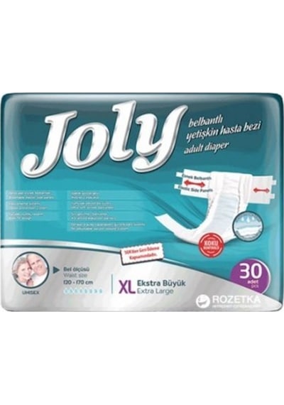 Joly Belbantlı Hasta Bezi Extra Büyük Boy XL 120 Adet