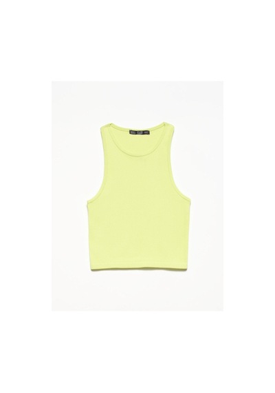 Dilvin Kadın Neon Sarı Sporcu Atlet 3531-247 Lime