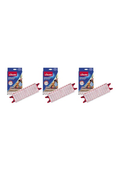 Vileda 155747 Ultramat Temizlik Seti Yedek 3lü Paket