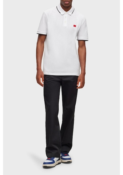 Hugo Erkek Polo Yaka T Shirt 50490775 120 Beyaz Beyaz