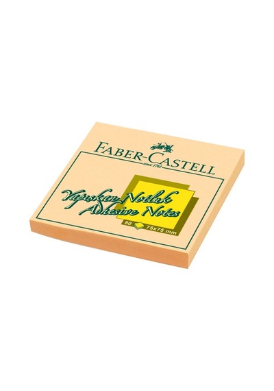 Faber Castell 75X75Mm Harmony Krem Yapışkanlı Notluk 80 Yp.