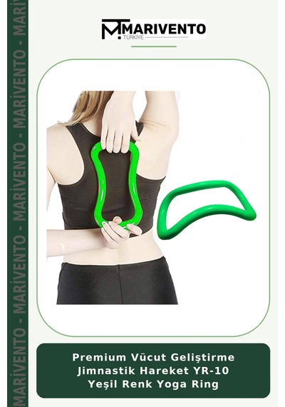 Premium Vücut Geliştirme Jimnastik Hareket Yr-10 Yeşil Renk Yoga Ring