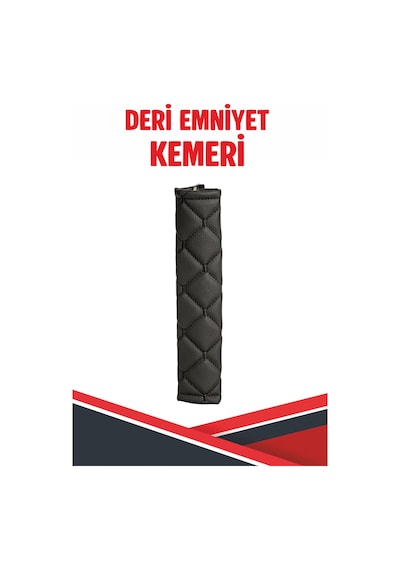 Bmw Z3 Coupe Uyumlu Emniyet Kemer Pedi Siyah Deri Siyah Dikişli