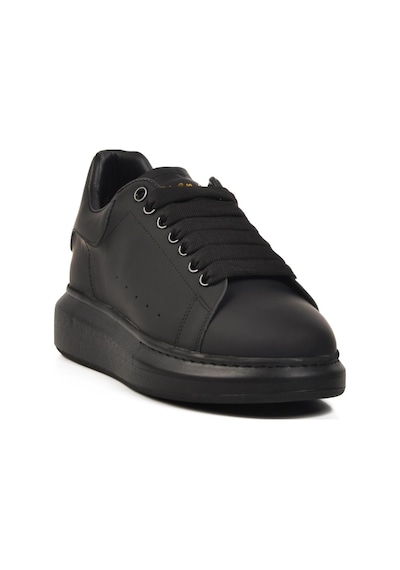 Ayakmod Premium 02028 M Siyah Hakiki Deri Erkek Sneaker Siyah