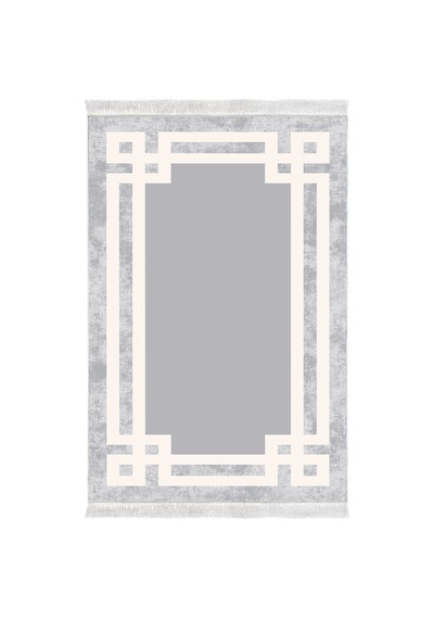 Eko Trend Djt 3 Lü Yıkanabilir Kaymaz Taban Banyo Paspas Seti 657m Modern gri