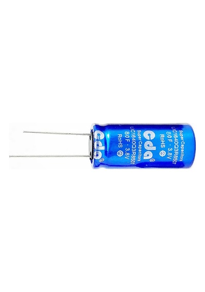 80f 3.8v 3a Süpercap 10x20mm Dıp Süper Kapasitör Enerji Depolama Güneş Rüzgar Akü Batarya Güç Kayna