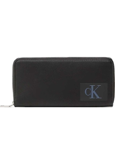 Calvin Klein Sculpted Zip Around Kadın Cüzdan Siyah K60k610350 Siyah