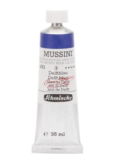 Schmincke Mussini Artist Yağlı Boya 35 ML Seri 3 493 Delft Blue