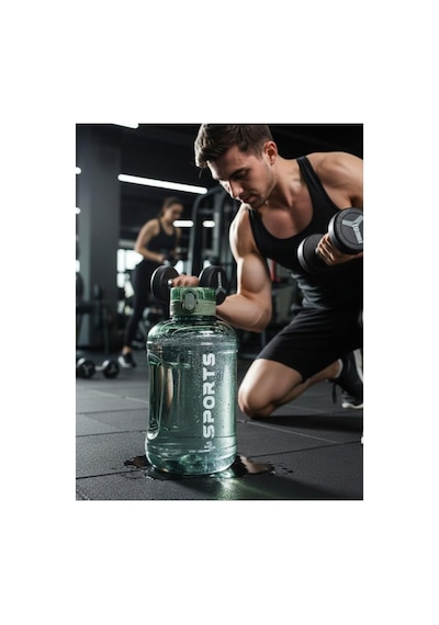 2200 Ml Sporcu Su Matarası - Bpa'sız Fitness Salon Ve Outdoor Kullanım Şişesi Çok Renkli