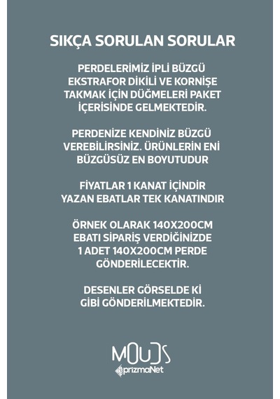 Mavi Çizgi Çiçek Desenli Süet Oturma Odası Salon Fon Perde Baskılı Ekstrafor Büzgü Tek Kanat Çok Renkli