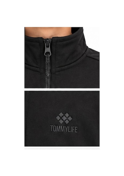 TOMMYLIFE Tommy Life Unisex Çocuk Eşofman Takımı 2 İplik Siyah-11337