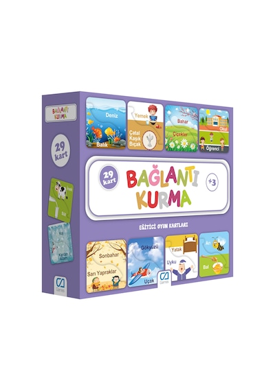 Bağlantı Kurma  Eğitici Oyun Kartları.