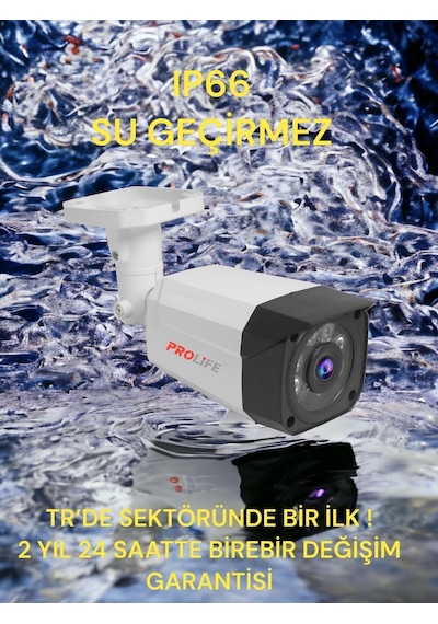 4 Kameralı 5 Mp Yüz ve Araç Algılamalı  Güvenlik Kamerası Sistemi