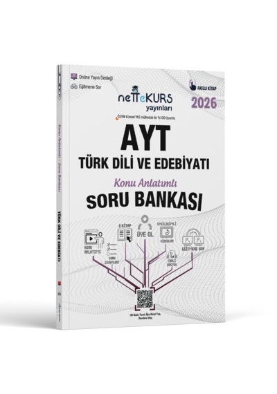 Nettekurs Yayınları Yks Ayt Türk Dili Ve Edebiyat Konu Anlatımlı Akıllı Soru Bankası
