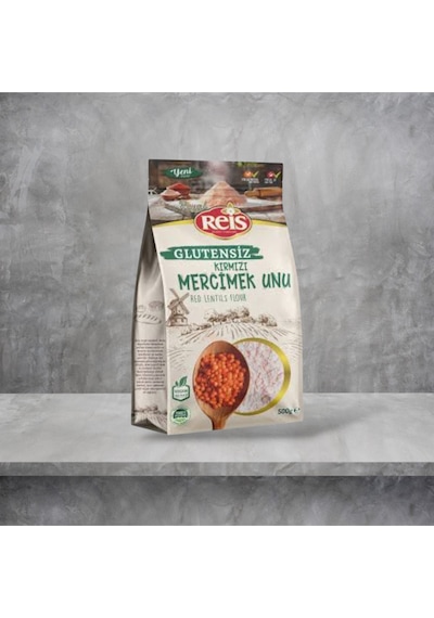 Glutensiz Kırmızı Mercimek Unu 500 Gr