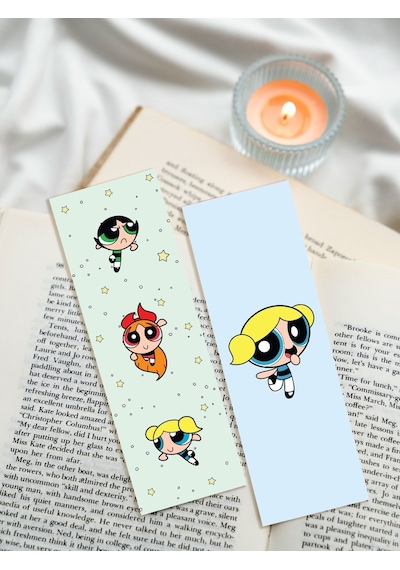 Powerpuff Girls 10 Adet Kitap Ayraç Seti Pytkayrac155
