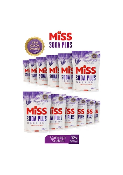 Miss Soda Plus Lavanta 500 Gr X 12