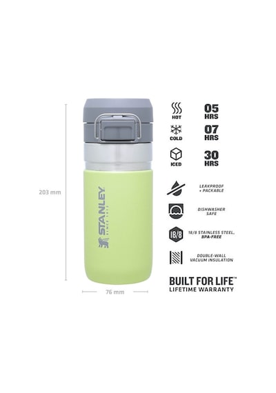 Stanley The Quick Flip Paslanmaz Çelik Termos Bardak 0.47 LT Açık Yeşil