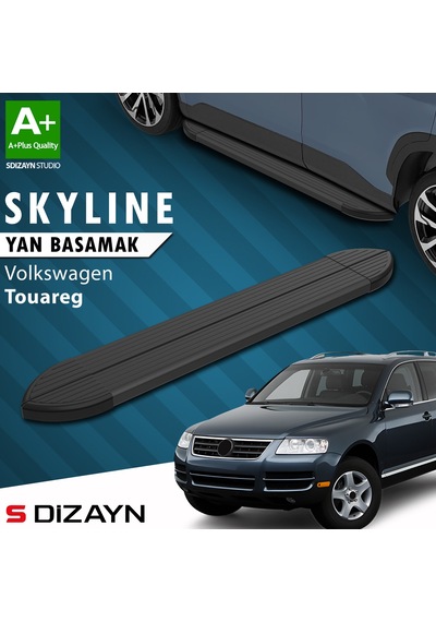 S-dizayn Vw Touareg Skyline Siyah Yan Basamak 193 Cm 2002-2010 A+ Kalite