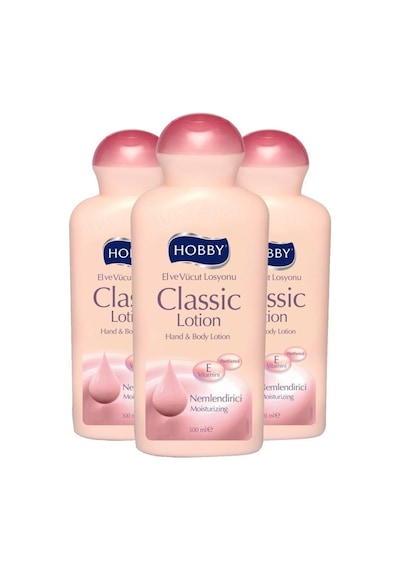 Hobby Classic Nemlendirici El ve Vücut Losyonu 3 x 300 ML
