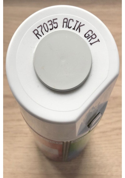 Açık Gri R7035 Alüminyum-ahşap-plastik-demir-metal-sprey Boyama 400 Ml Ral7035-açık Gri