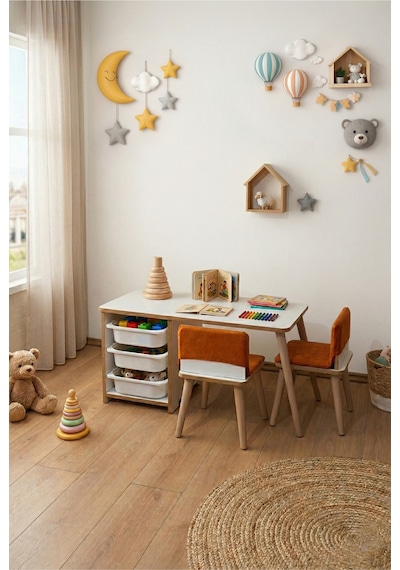 Çocuk Masa Sandalye Takımı-3 Sepetli Çalışma Ve Aktivite Masası-yaz-sil Yüzey-2 Sandalye Turuncu Kılıf Çocuk Masa Sandalye Takımı-3 Sepetli Çalışma Ve Aktivite Masası-yaz-sil Yüzey-2 Sandalye Turuncu Kılıf