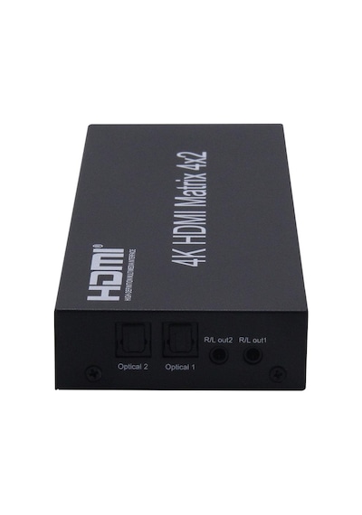 HDMI MATRİX SWİTCHER 4x2 4 İN (GİRİŞ) 2 OUT (ÇIKIŞ)