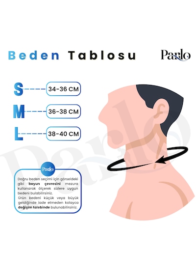 Ortopedik Sünger Boyunluk Lacivert Ergonomik Servikal Boyun Desteği Hafif Ve Hava Alabilen Tasarım
