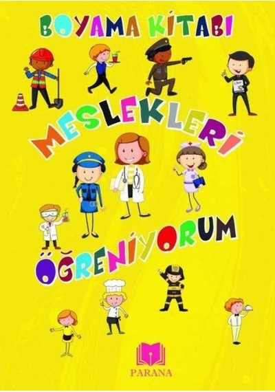 Meslekleri Öğreniyorum Boyama Kitabı - Ndcj-588206