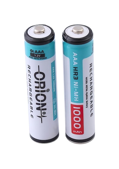 Orion 1000 mAh 1.2 V AAA Ni-MH Şarj Edilebilir İnce Kalem Pil 2'li