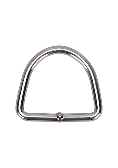 Paslanmaz Krom D Halka. D Halka. 6mm. 45x35mm