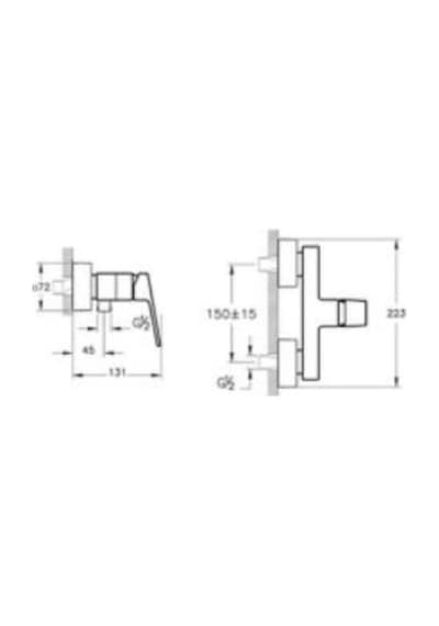 Artema Minimax Square A43521 Duş Bataryası, Krom Diğer
