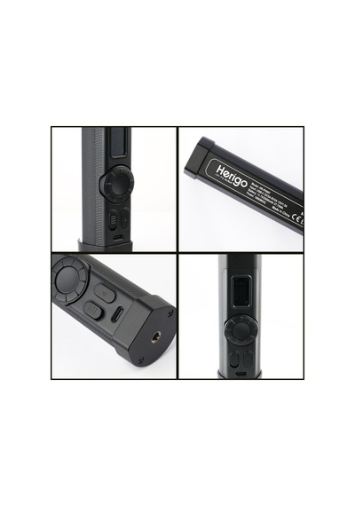 Herigo Hr-ph007 60cm Rgb Led Tube Video Light 2500-9900k Type-c Şarjlı Işık