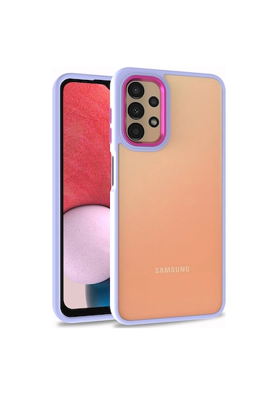 Zore Galaxy A13 4g Kılıf Ogaa Flora Kapak - Siyah