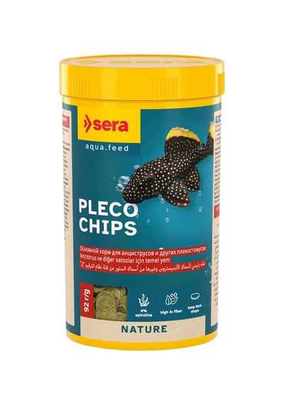 Pleco Chips Cips Vatoz Balık Yemi 250 Ml 92 Gr