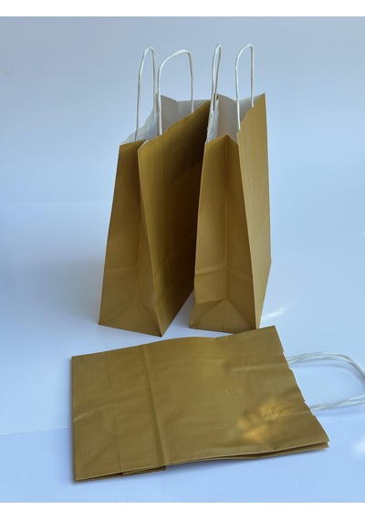 1. Kalite Kraft Kağıt Çanta 29x15x27 Cm 3 Lü Hediye Poşeti & Çanta Seti