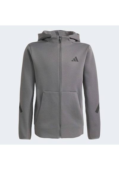 Adidas Ky6295 J Z.n.e. Fz Hd Çocuk Eşofman Üstü Gri
