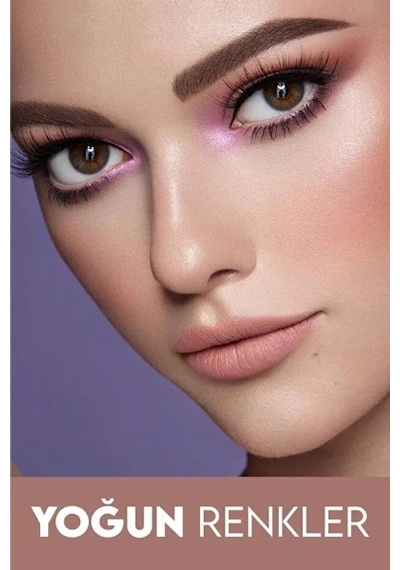 28'li Sedefli Shine Kalp Far Paleti - 2'li Set