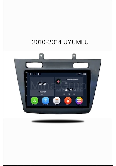 Snp Serisi Ford Transit Connect Uyumlu 10" Multimedya Android Teyp 2010-2014 4-64 Gb + Kamera 10"