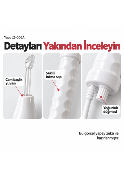 Yues Lz-006a 4 Başlıklı Yüksek Frekans Cilt Ve Saç Bakım Cihazı