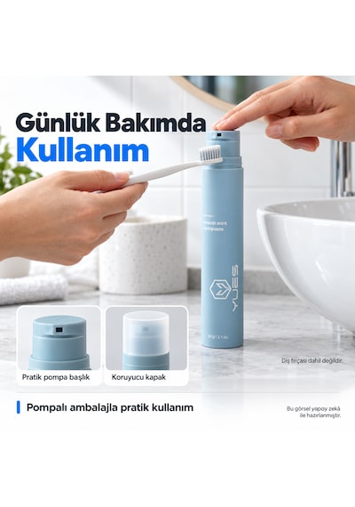 Yues Florürlü Naneli Pompalı Diş Macunu 60 G Gs-009f Beyazlatma