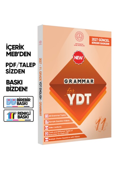 2027 Ydt Mebi İngilizce 11.sınıf 8li Konu Anlatımı Ve Soru Bankası Kitap Seti Çözümlü Baskı Ücreti