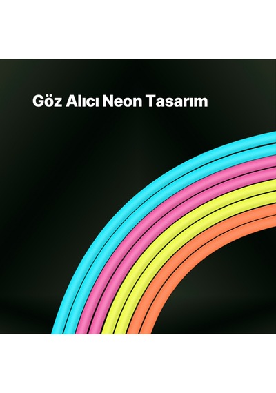Ttec USB-C - Lightning Hızlı Şarj Kablosu 120 CM Neon Sarı