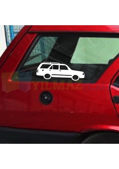 Tofaş Kartal Basık Araç Sticker Yapıştırma Araba Etiket 1 Çift
