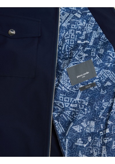 Pierre Cardin Lacivert Regular Fit Fermuarlı Ceket 50287493-vr033
